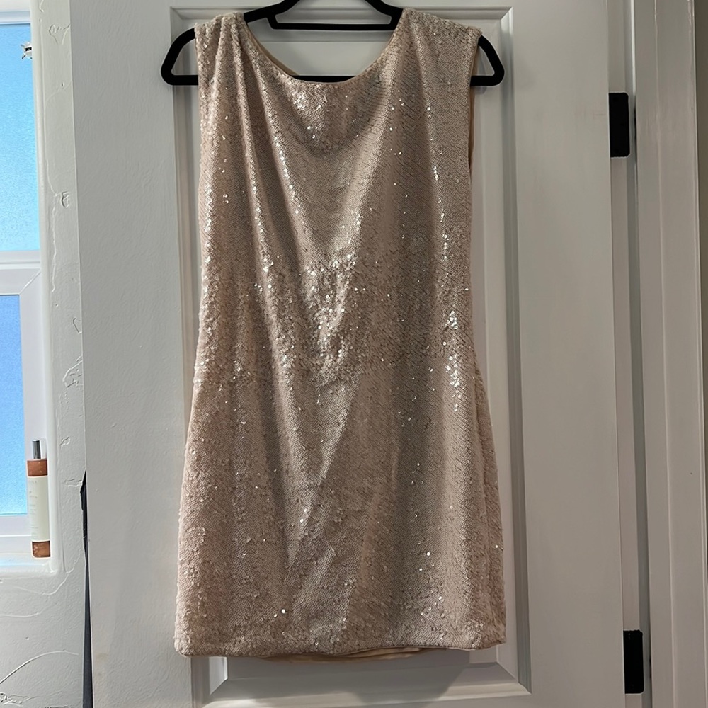 Alice + Olivia Sequin Shift Dress